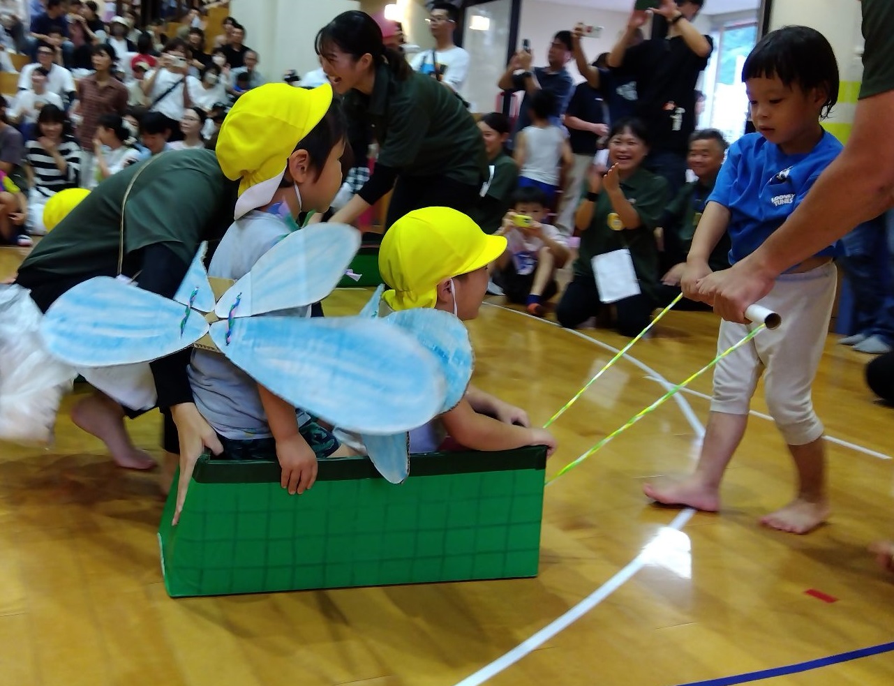 運動会での子どもたちの様子