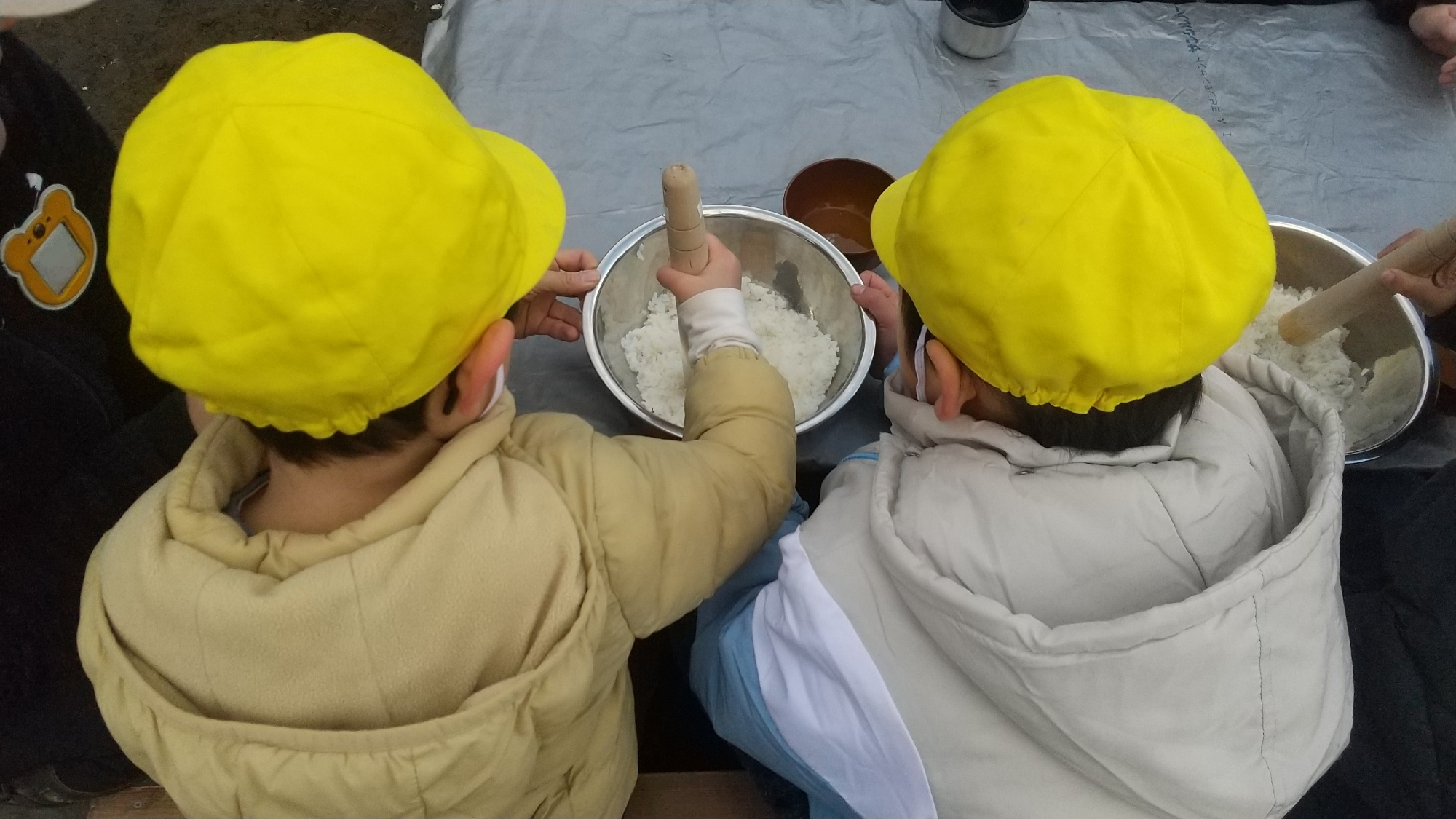 みそたんぽづくりの様子