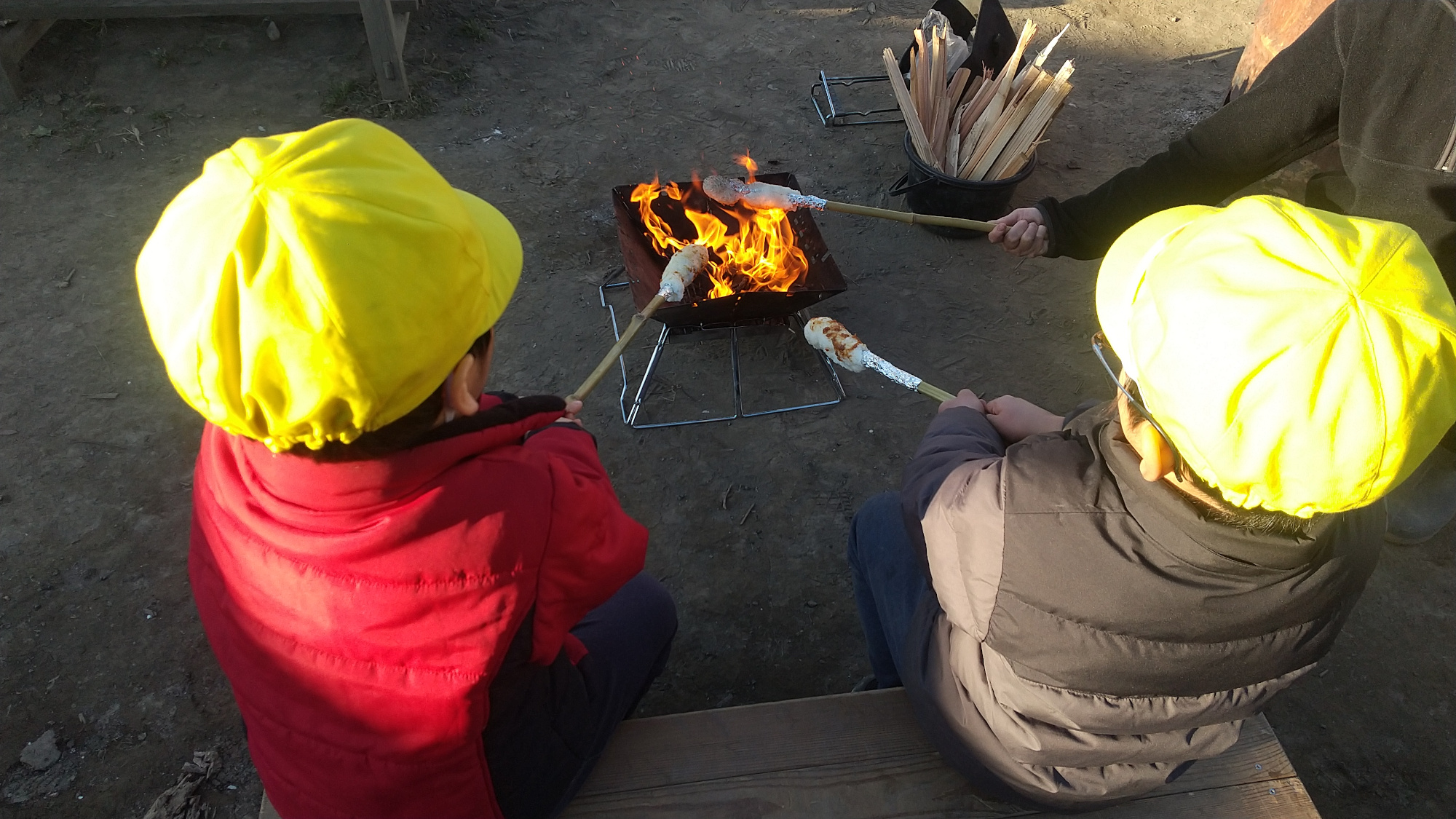 みそたんぽづくりの様子