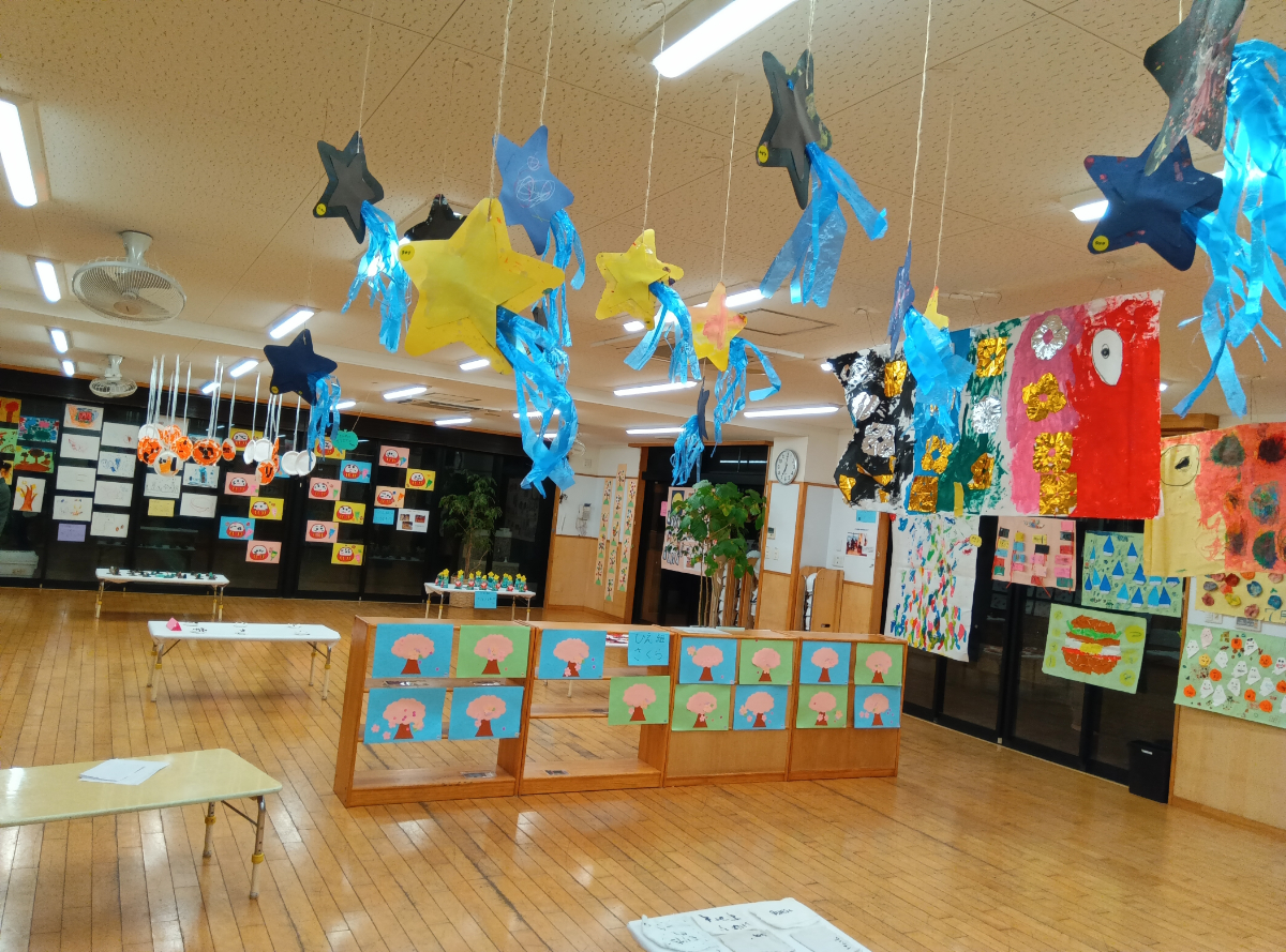 教室の装飾の様子