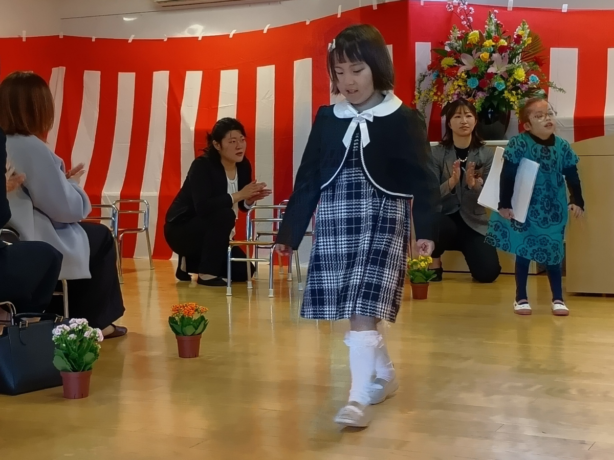 卒園証書授与の様子